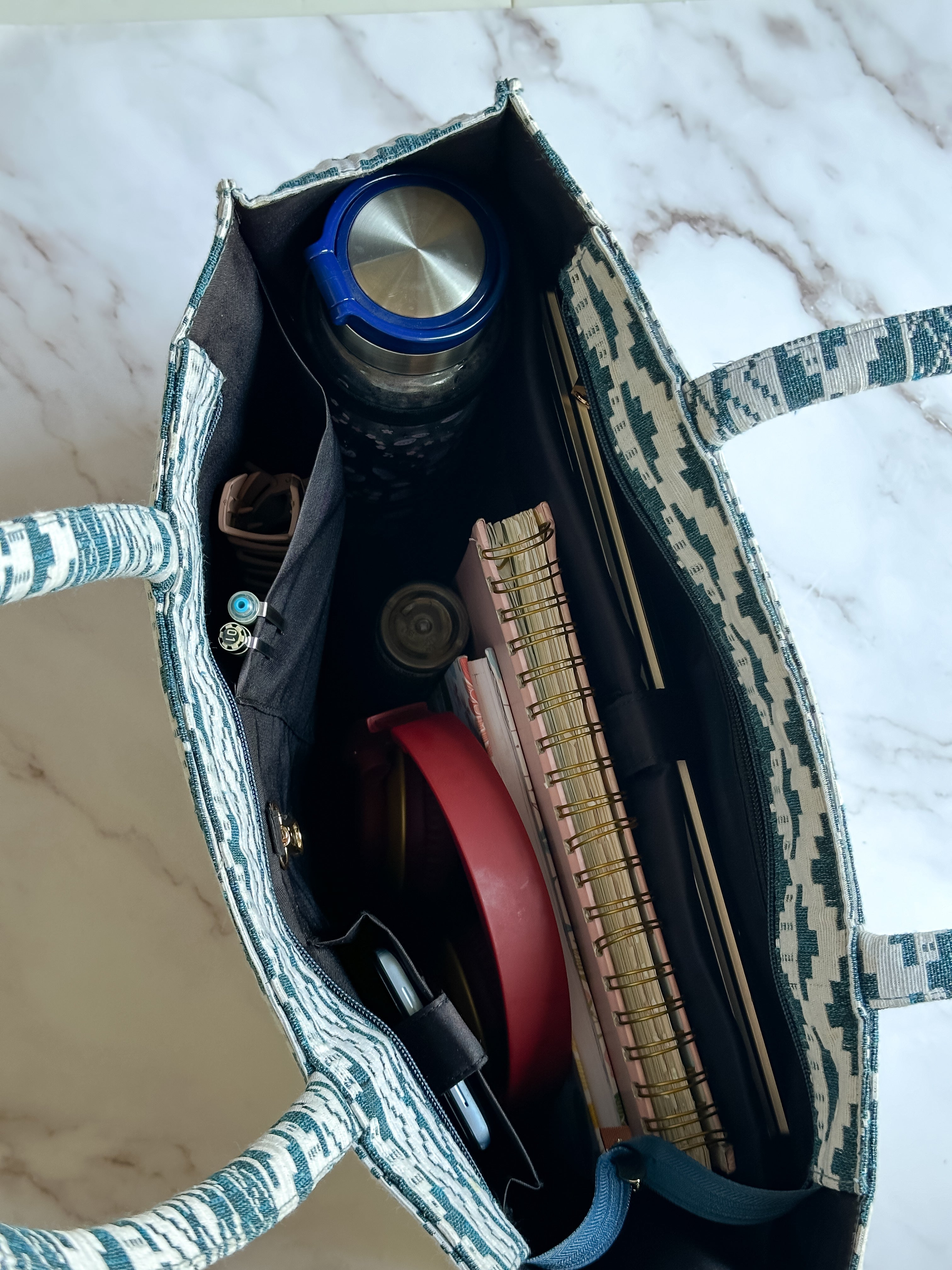 NiceG Blue Bliss Box Bag (Large)